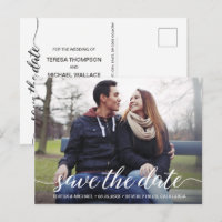 Aangepast Verloving van Foto Modern script