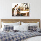 Aangepast verlovingsbord met 3 foto's canvas afdruk (Insitu (Slaapkamer))
