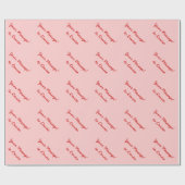 Aangepast verpakkingspapier | Aangepaste berichtte Cadeaupapier (Vlak)