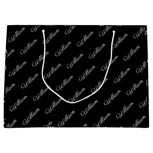 Aangepast verpakkingspapier groot cadeauzakje (Voorkant)