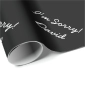 Aangepast verpakkingspapier | Het spijt me! Cadeaupapier (Rol Hoek)