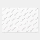 Aangepast verpakkingspapier inpakpapier vel (Voorkant)