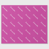 Aangepast verpakkingspapier met aangepaste naam cadeaupapier (Vlak)