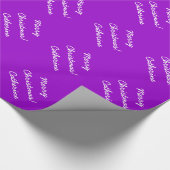 Aangepast verpakkingspapier met vakantiewensen cadeaupapier (Hoek)