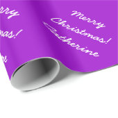 Aangepast verpakkingspapier met vakantiewensen cadeaupapier (Rol Hoek)