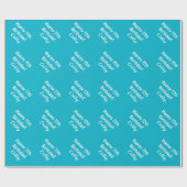 Aangepast verpakkingspapier van Birthday Cadeaupapier (Vlak)