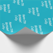 Aangepast verpakkingspapier van Birthday Cadeaupapier (Hoek)