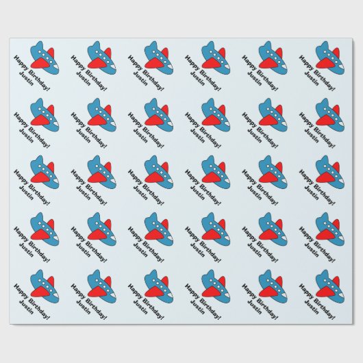 Aangepast verpakkingspapier van Birthday | kinder  Cadeaupapier (Vlak)