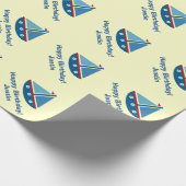 Aangepast verpakkingspapier van Birthday | zeilboo Cadeaupapier (Hoek)