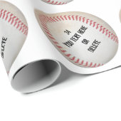 Aangepast verpakkingspapier voor honkbal cadeaupapier (Rol Hoek)