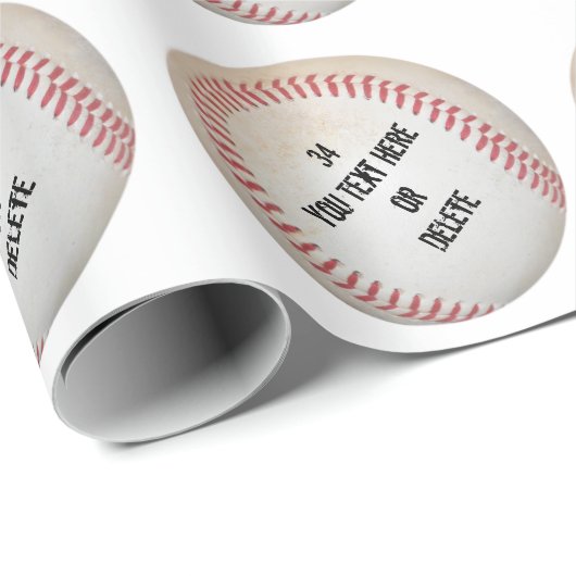 Aangepast verpakkingspapier voor honkbal cadeaupapier (Rol Hoek)