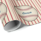 Aangepast verpakkingspapier voor honkbal cadeaupapier (Rol Hoek)