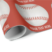 Aangepast verpakkingspapier voor honkbal cadeaupapier (Rol Hoek)