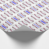 Aangepast verpakkingspapier voor honkbal cadeaupapier (Hoek)