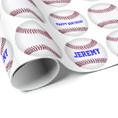 Aangepast verpakkingspapier voor honkbal cadeaupapier (Rol Hoek)