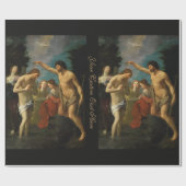 Aangepast verpakkingspapier voor "The Baptism of C Cadeaupapier (Vlak)