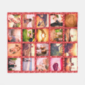 Aangepast verpakt met liefde fleece deken (Voorkant (Horizontaal))