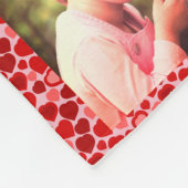 Aangepast verpakt met liefde fleece deken (Hoek)
