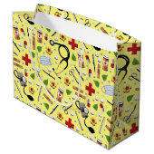 Aangepast verpleegkundig Afstuderen Groot Cadeauzakje (Achterkant Gekanteld)