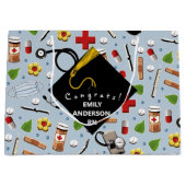 Aangepast verpleegkundig Afstuderen Groot Cadeauzakje (Voorkant)