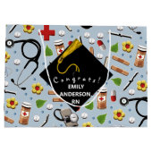 Aangepast verpleegkundig Afstuderen Groot Cadeauzakje (Achterkant)