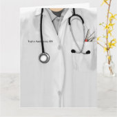 Aangepast verpleegkundig Afstuderen Kaart (Gele Bloem)