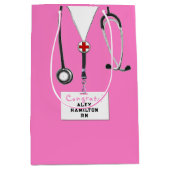 Aangepast verpleegkundig Afstuderen Medium Cadeauzakje (Voorkant)