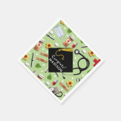 Aangepast verpleegkundig Afstuderen Servet (Hoek)