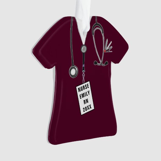 Aangepast verpleegkundig Ornament (voorkant)