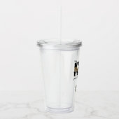 Aangepast verpleegkundige NP-cheetah-Afstuderen Acryl Drinkbeker (Rechts)