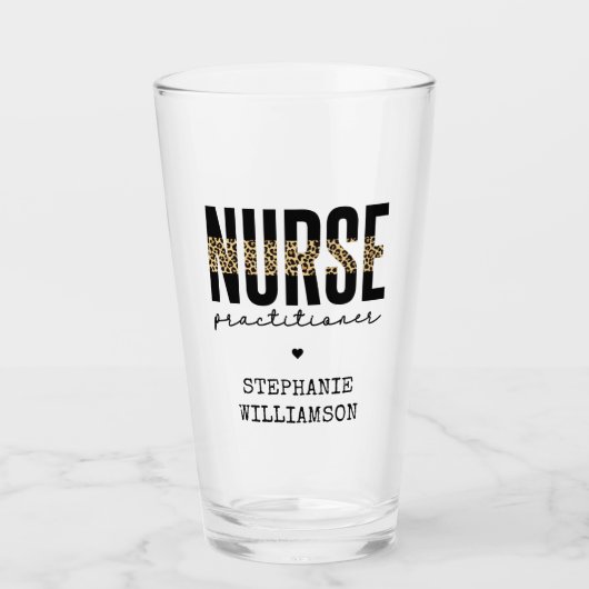 Aangepast verpleegkundige NP-cheetah-Afstuderen Glas (Voorkant)