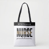 Aangepast verpleegkundige NP-cheetah-Afstuderen Tote Bag (Voorkant)