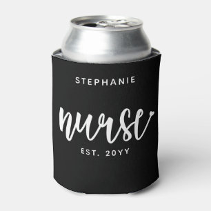 Aangepast verpleegster Est Typografie Nurse RN afs Blikjeskoeler