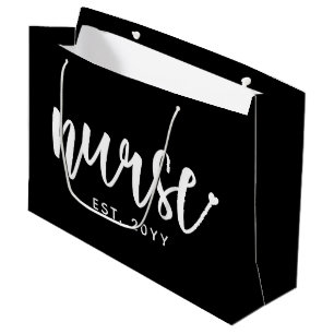 Aangepast verpleegster Est Typografie Nurse RN afs Groot Cadeauzakje