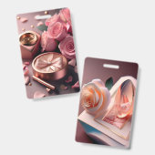 Aangepast verticaal badge (Voor- en achterkant)