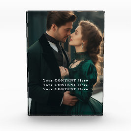 Aangepast verticaal fotoblok – Afbeelding en tekst