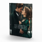 Aangepast verticaal fotoblok – Afbeelding en tekst (Rechts)