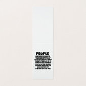 Aangepast, verticaal gevouwen Visitekaartje (Buitenkant ongevouwen)