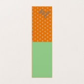 Aangepast, verticaal gevouwen Visitekaartje (Binnenkant ongevouwen)