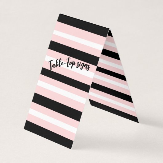 Aangepast, verticaal gevouwen Visitekaartje (Voorkant)