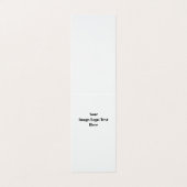 Aangepast, verticaal gevouwen Visitekaartje (Buitenkant ongevouwen)