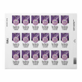 Aangepast verticaal ontwerp Elegante zakelijke Log Etiket (Full Sheet)