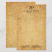 Aangepast vervormd tekstpapier Oud papier Leerder (Voorkant / Achterkant)