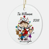 Aangepast verwacht paardenhondenbloem keramisch ornament (Links)