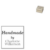 Aangepast verwerkt met persoonlijke naam rubberstempel (Gestempeld)