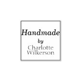 Aangepast verwerkt met persoonlijke naam rubberstempel (Afrduk)