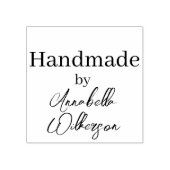 Aangepast verwerkt met persoonlijke naam rubberstempel (Afrduk)