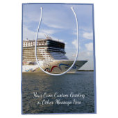 Aangepast verzendblok voor gedecormeerd cruiseschi medium cadeauzakje (Voorkant)