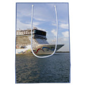 Aangepast verzendblok voor gedecormeerd cruiseschi medium cadeauzakje (Achterkant)