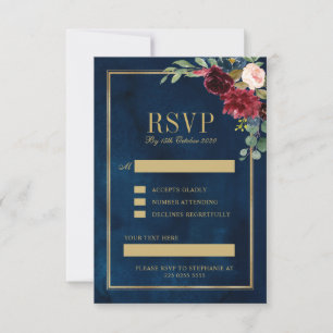 aangepast verzoek RSVP kaartje